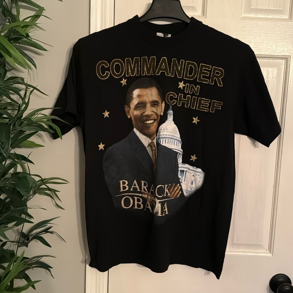 Barack Obama Commander in Chief graphic tshirt